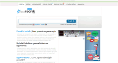 Desktop Screenshot of onlinerecnik.com