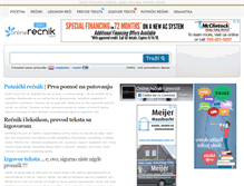 Tablet Screenshot of onlinerecnik.com